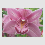 Purple Orchid Elegant Floral Tissue Paper