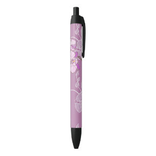 Purple Orchid Pattern Pen