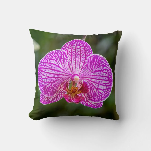 Purple Orchid Pillow (Front)