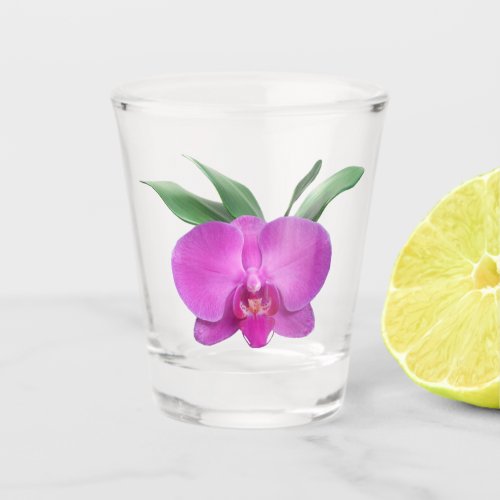 Purple Orchid Shot Glass
