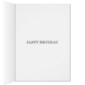 Purple Orchid watercolour orange pop art birthday (Inside (Right))