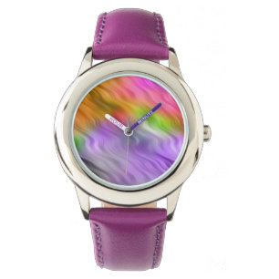 Purple Orchid Wavy Texture Watch