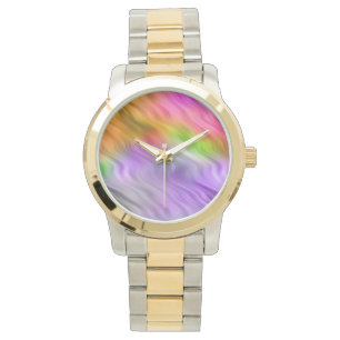 Purple Orchid Wavy Texture Watch