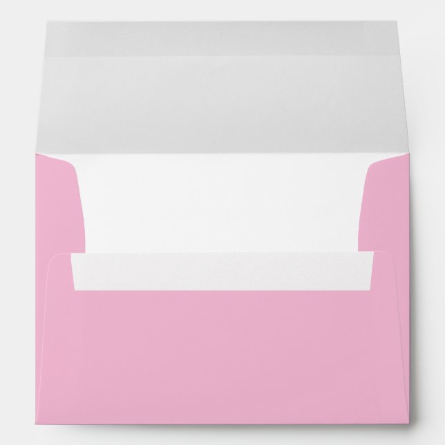 Purple Orchid Wedding Envelope (Back (Bottom))