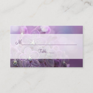Purple Orchid Wedding Special Occasion Place Card