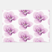 Purple Orchid Wrapping Paper Set (Front 3)