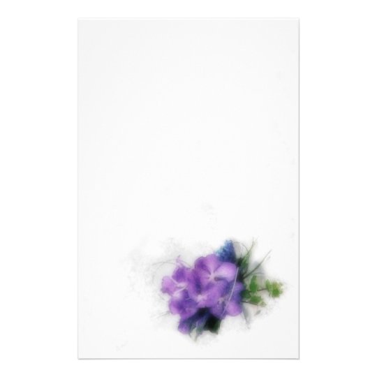 Purple Orchids 1 Stationery | Zazzle.com