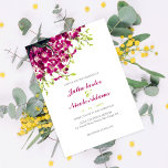 Purple Orchids Floral Botanical Photo Wedding Invitation<br><div class="desc">Discover timeless elegance and enchanting designs in our exquisite wedding invitation collection. Each card is a masterpiece,  beautifully crafted to capture the essence of your special day.</div>