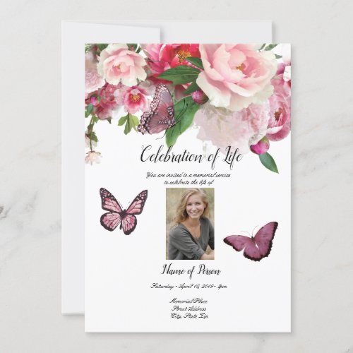 Purple Orchids Hummingbird invitation