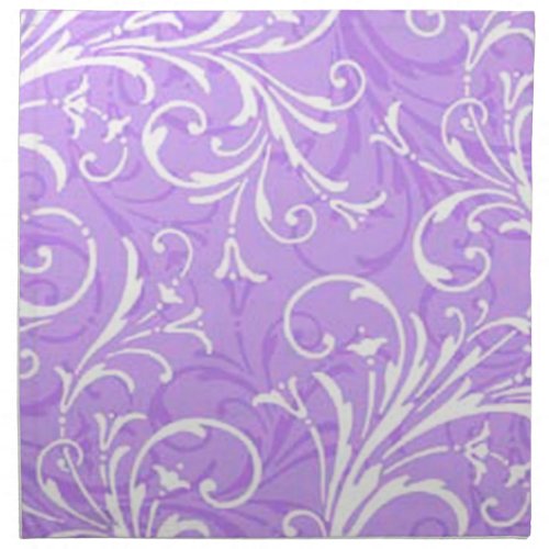 Purple Ornamental Napkins