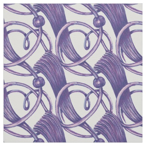 Purple ornate. fabric