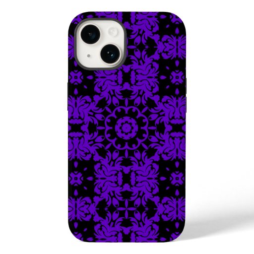 Purple Ornate Pattern  Case-Mate iPhone 14 Case
