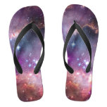 Purple Outer Space Nebulae Cool Astronomy Flip Flops