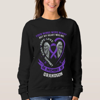 Purple Overdose Awareness Day Items In Memory of G Sweatshirt