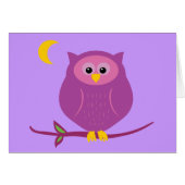 Purple Owl (Front Horizontal)