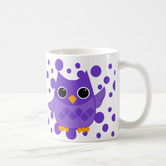 Purple Owl Coffee Mug