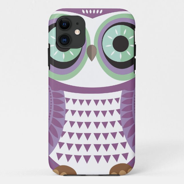 Purple Owl iPhone 5 Case (Back)
