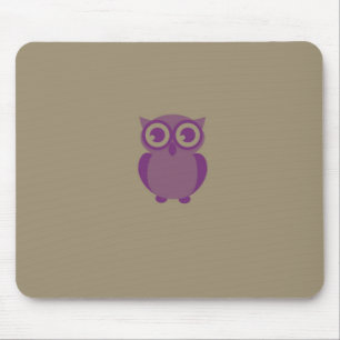 Purple Owl Mousepad