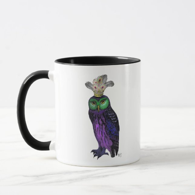 Purple Owl Mug (Left)