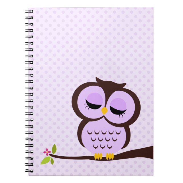 Purple Owl Notebook (Front)