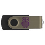 Purple Owl Usb Flash Drive at Zazzle