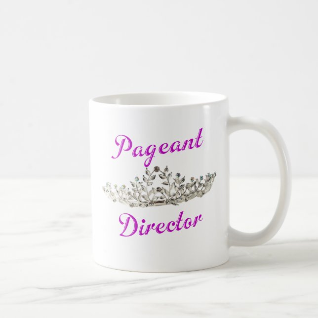 Purple Pageant Director Coffee Mug (Right)