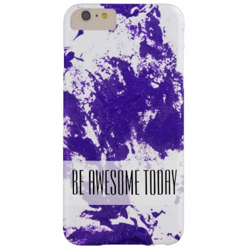 Purple Paint Barely There iPhone 6 Plus Case