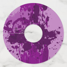 Paint Splatter Wine Glass Charms Tags Zazzle
