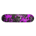 Purple Paint Splatter Skateboard