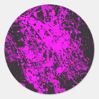 Sticker Purple Paint Splodge