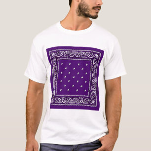 Purple Paisley Bandanna T-Shirt