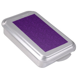 Purple Paisley Cake Pan