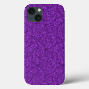 Purple Paisley iPhone 13 Case