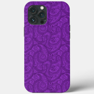 Purple Paisley iPhone 13 Pro Max Case