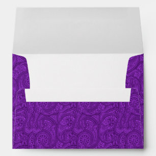 Purple Paisley Envelope