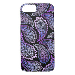 Purple Paisley iPhone case
