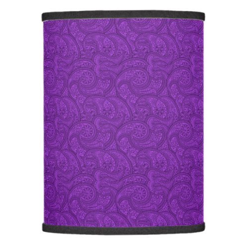 Purple Paisley Lamp Shade