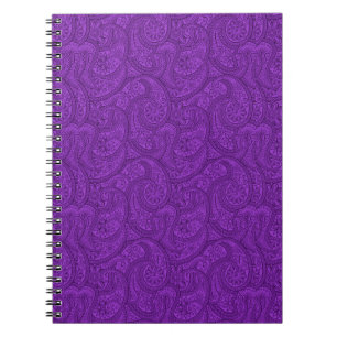 Purple Paisley Notebook