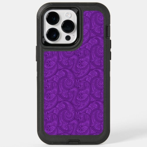 Purple Paisley OtterBox iPhone 14 Pro Max Case