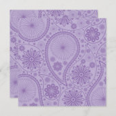 Purple paisley pattern (Front/Back)