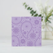 Purple paisley pattern (Standing Front)
