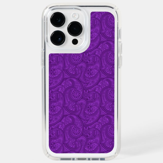Purple Paisley Speck iPhone Case (Front)