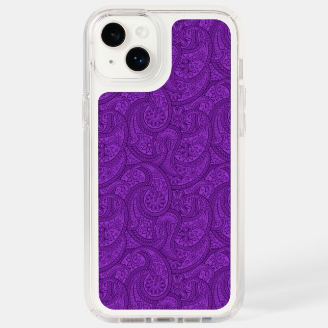 Purple Paisley Speck iPhone Case (Front)