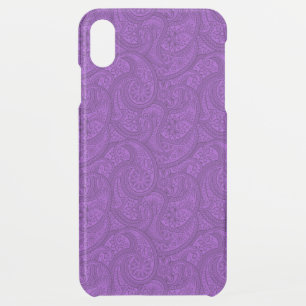 Purple Paisley iPhone XS Max Case