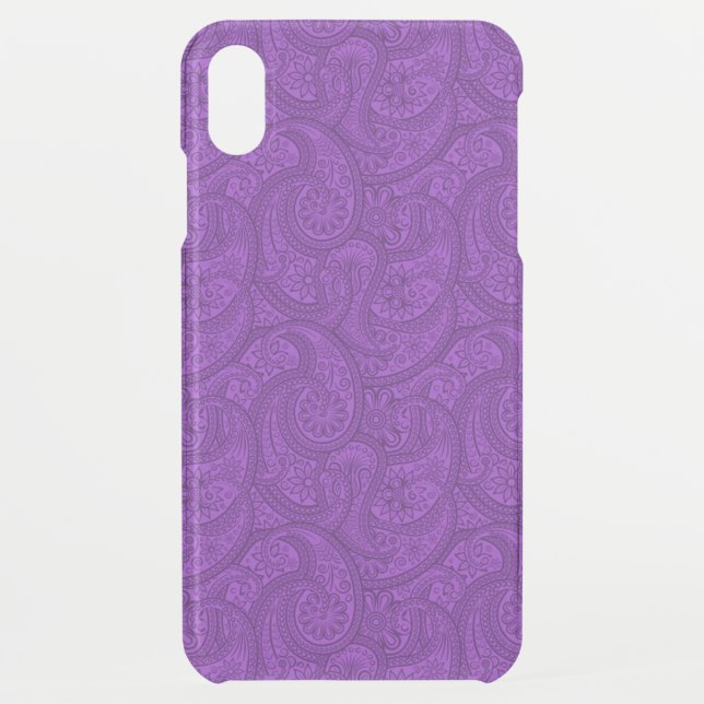 Purple Paisley Uncommon iPhone Case (Back)