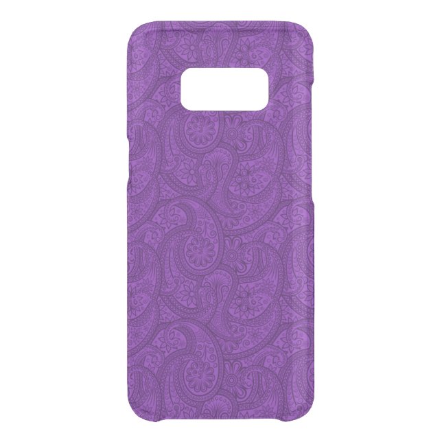 Purple Paisley Uncommon Samsung Galaxy Case (Back)