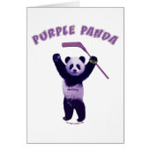 Purple Panda Hockey Bear (Front)