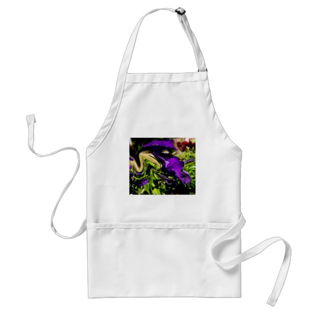 Purple Panic Adult Apron (Front)