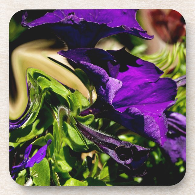 Purple Panic Beverage Coaster (Front)