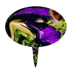 Purple Panic Cake Topper